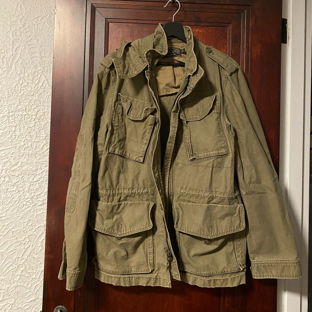 J CREW Rare cargo army jacket. Size M. Men’s. Rare find.